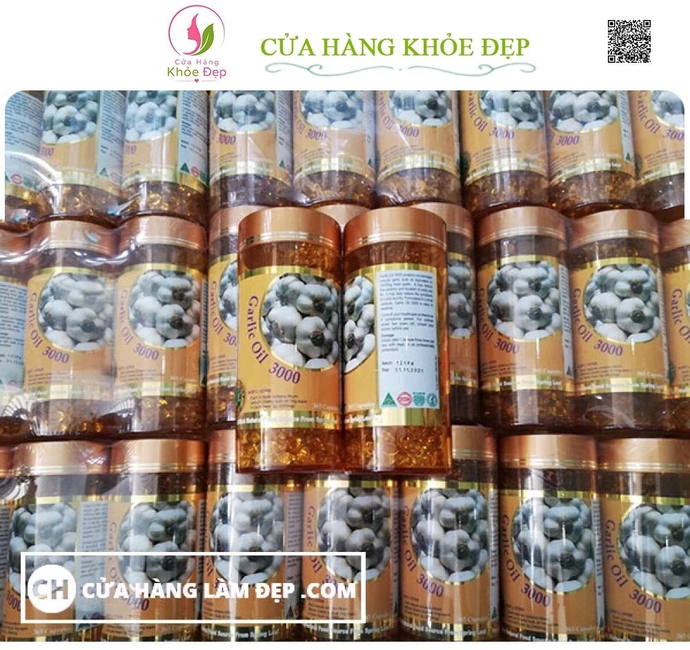 Viên Uống Tinh Dầu Tỏi Garlic Oil 3000mg Spring Leaf