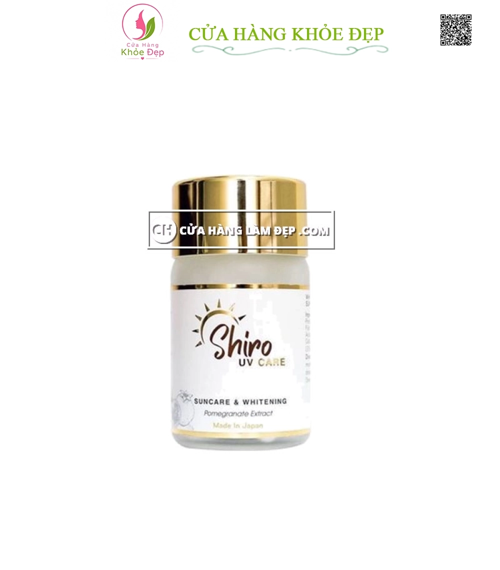 Viên Uống Trắng Da Chống Nắng Shiro UV Care Suncare Whitening