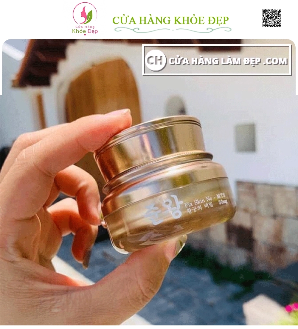 Kem giảm Sẹo Rỗ Đông Y Genie Non Fix Skin MTS Hoàng Cung Hàn Quốc