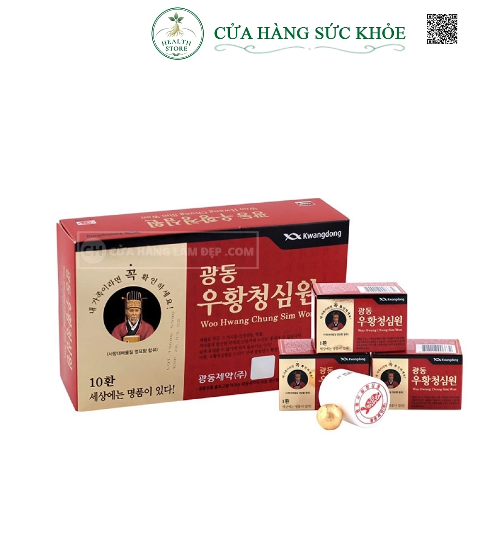 An Cung Ngưu Hoàng Kwangdong Hàn Quốc Thần Y Hộp Đỏ