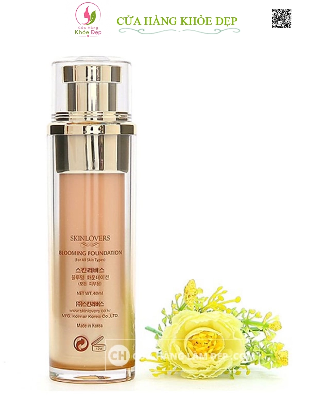 Kem Nền Trang Diểm Skinlovers Blooming Foundation