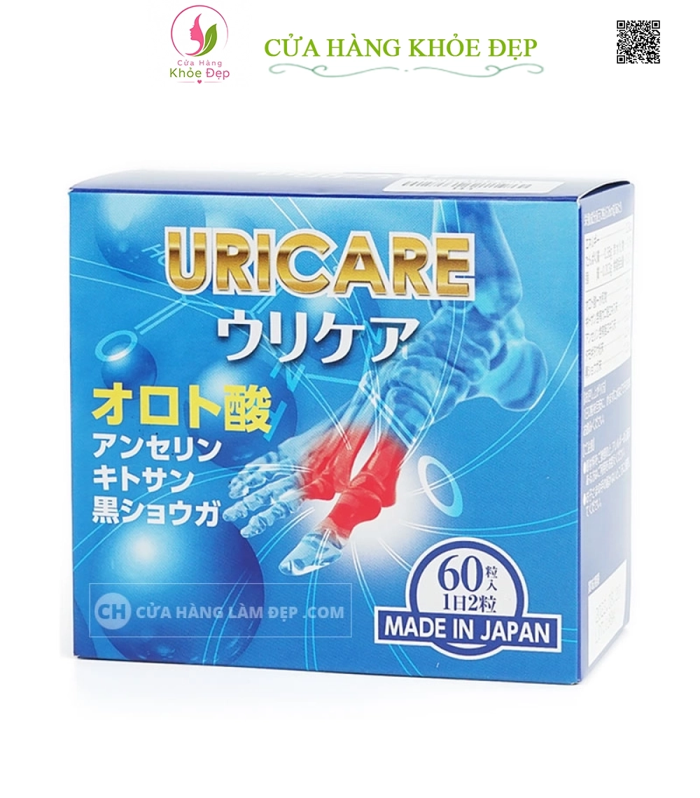 Viên Uống Hỗ Trợ Giảm Đau Khớp Do Gout Uricare Jpanwell