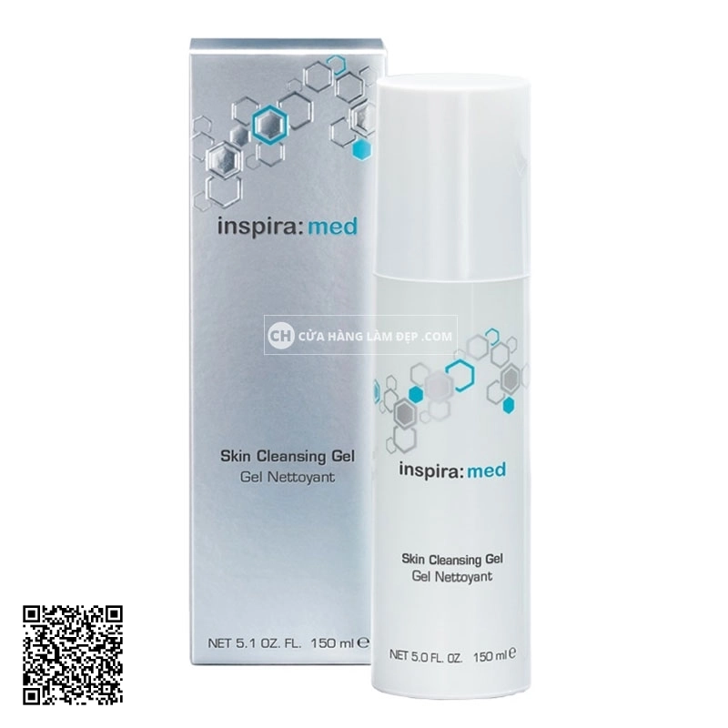 Gel Rửa Mặt Nhẹ Nhàng Cho Da Nhạy Cảm Inspira Skin Cleansing Gel