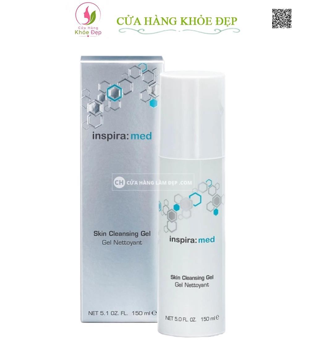 Gel Rửa Mặt Nhẹ Nhàng Cho Da Nhạy Cảm Inspira Skin Cleansing Gel