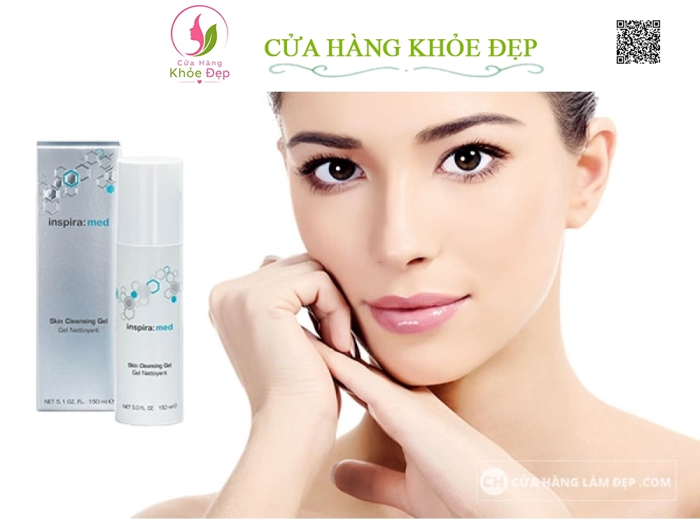 Gel Rửa Mặt Nhẹ Nhàng Cho Da Nhạy Cảm Inspira Skin Cleansing Gel