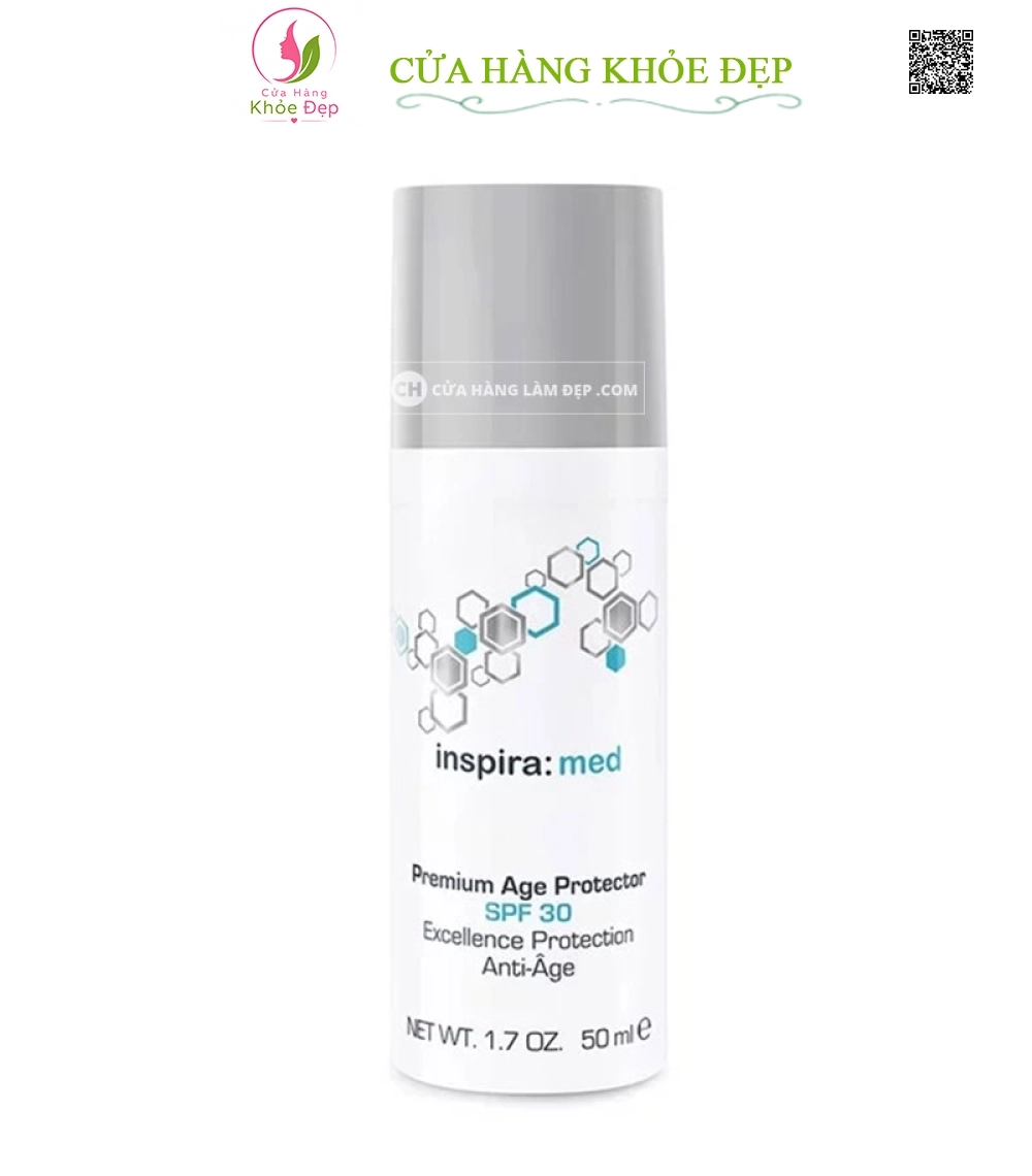 Kem Trắng Da Chống Nắng Inspira Premium Age Protector SPF 30