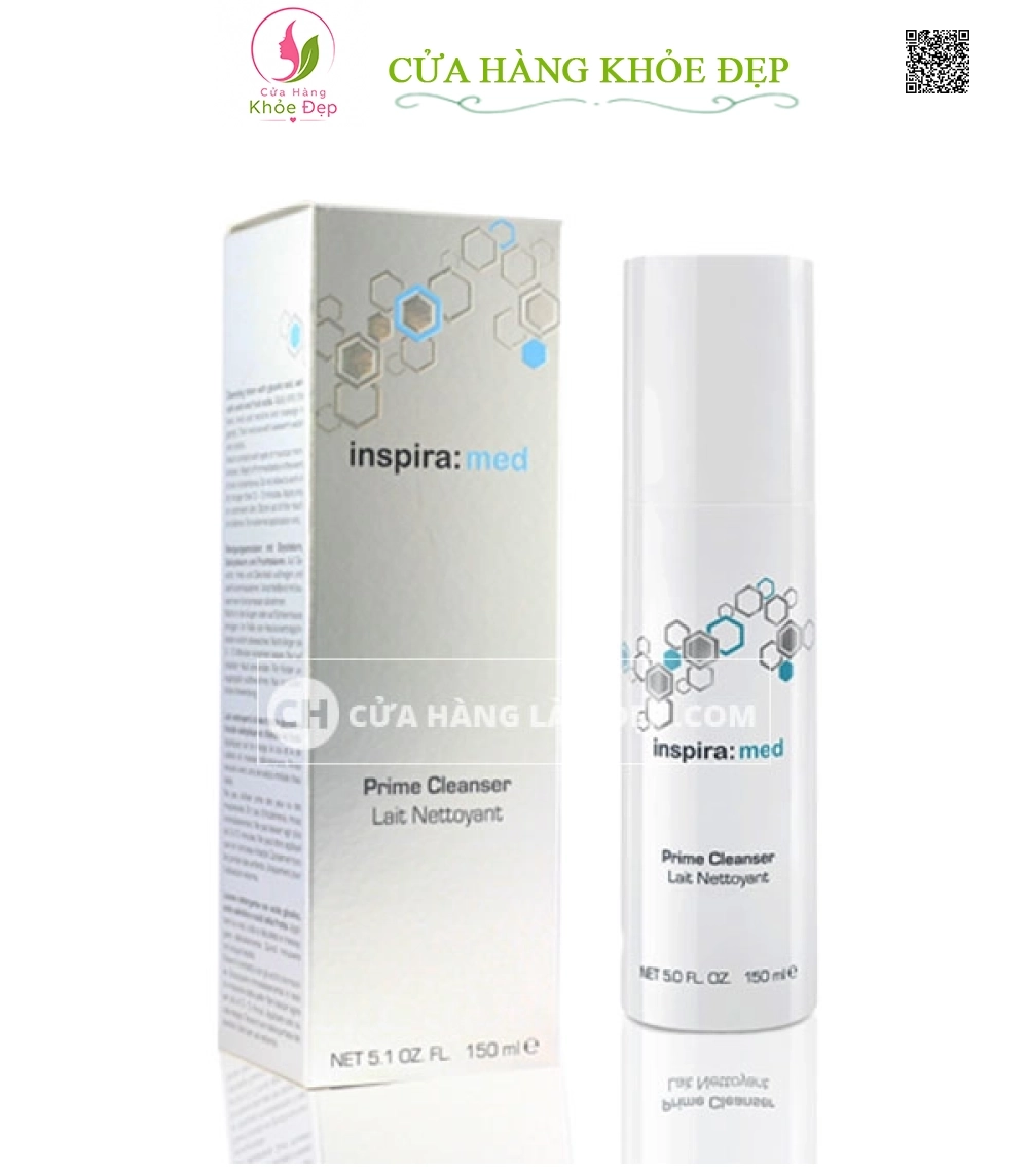 Sữa Rửa Mặt Dưỡng Ẩm Dạng Kem Inspira Prime Cleanser 50ml