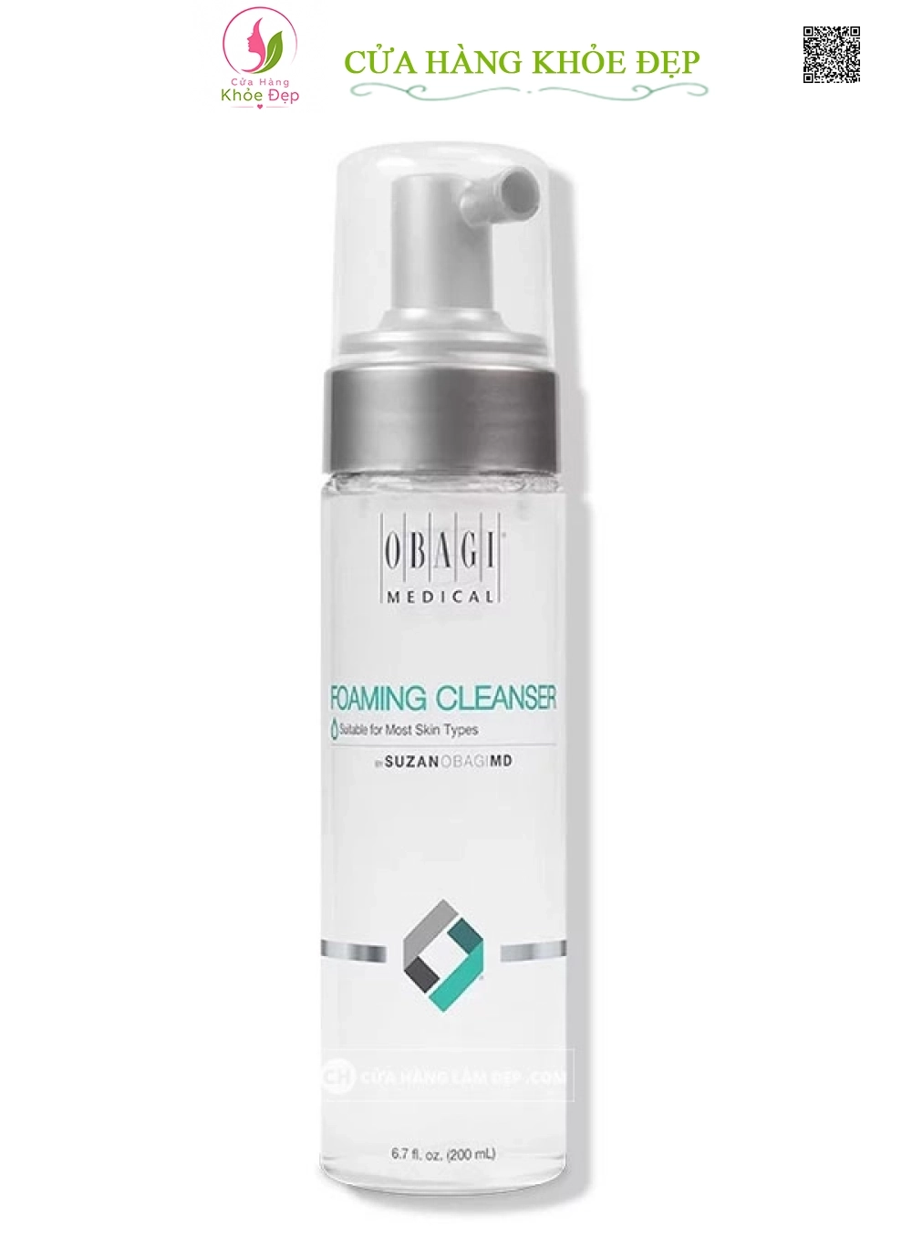 Sữa Rửa Mặt Cho Da Nhạy Cảm Obagi SuzanObagiMD Foaming Cleanser
