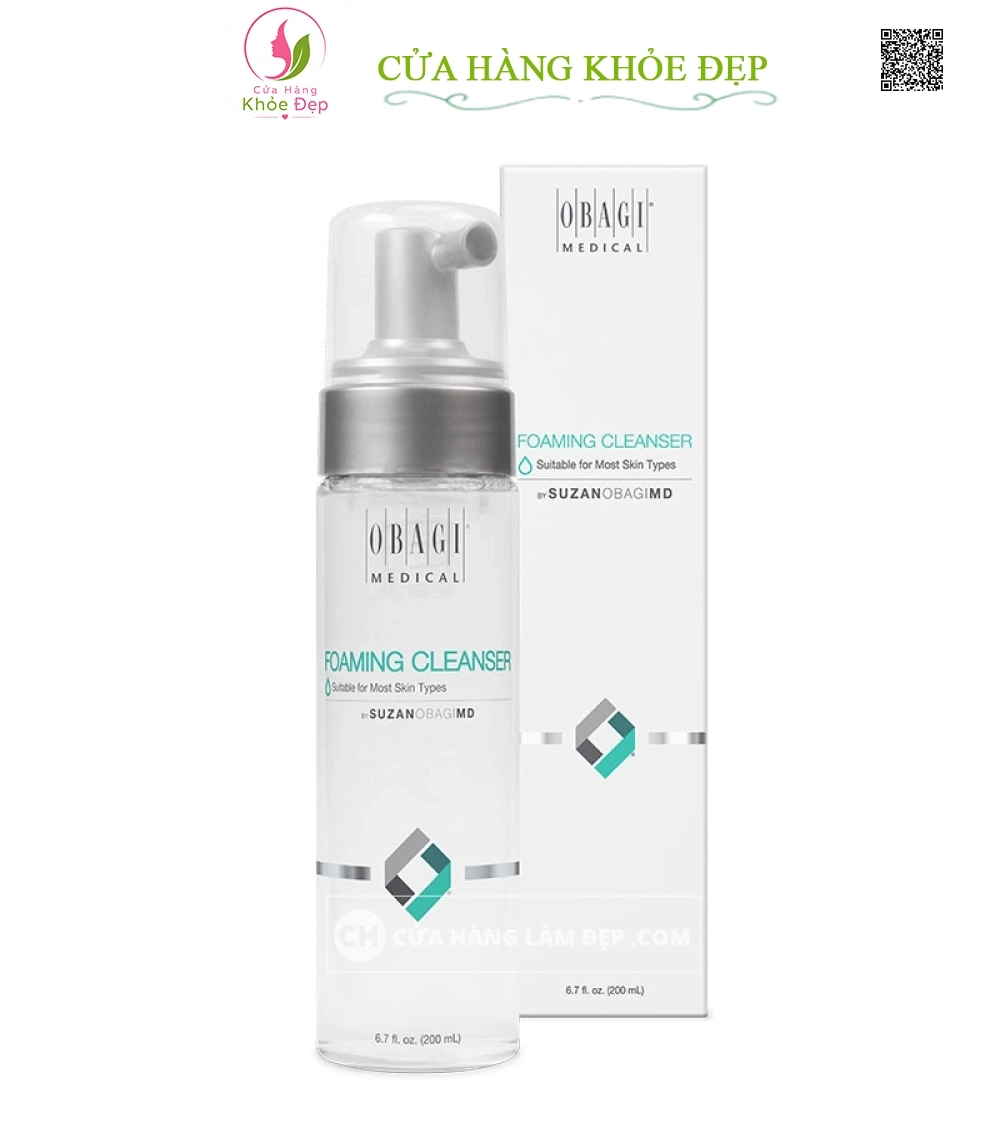Sữa Rửa Mặt Cho Da Nhạy Cảm Obagi SuzanObagiMD Foaming Cleanser