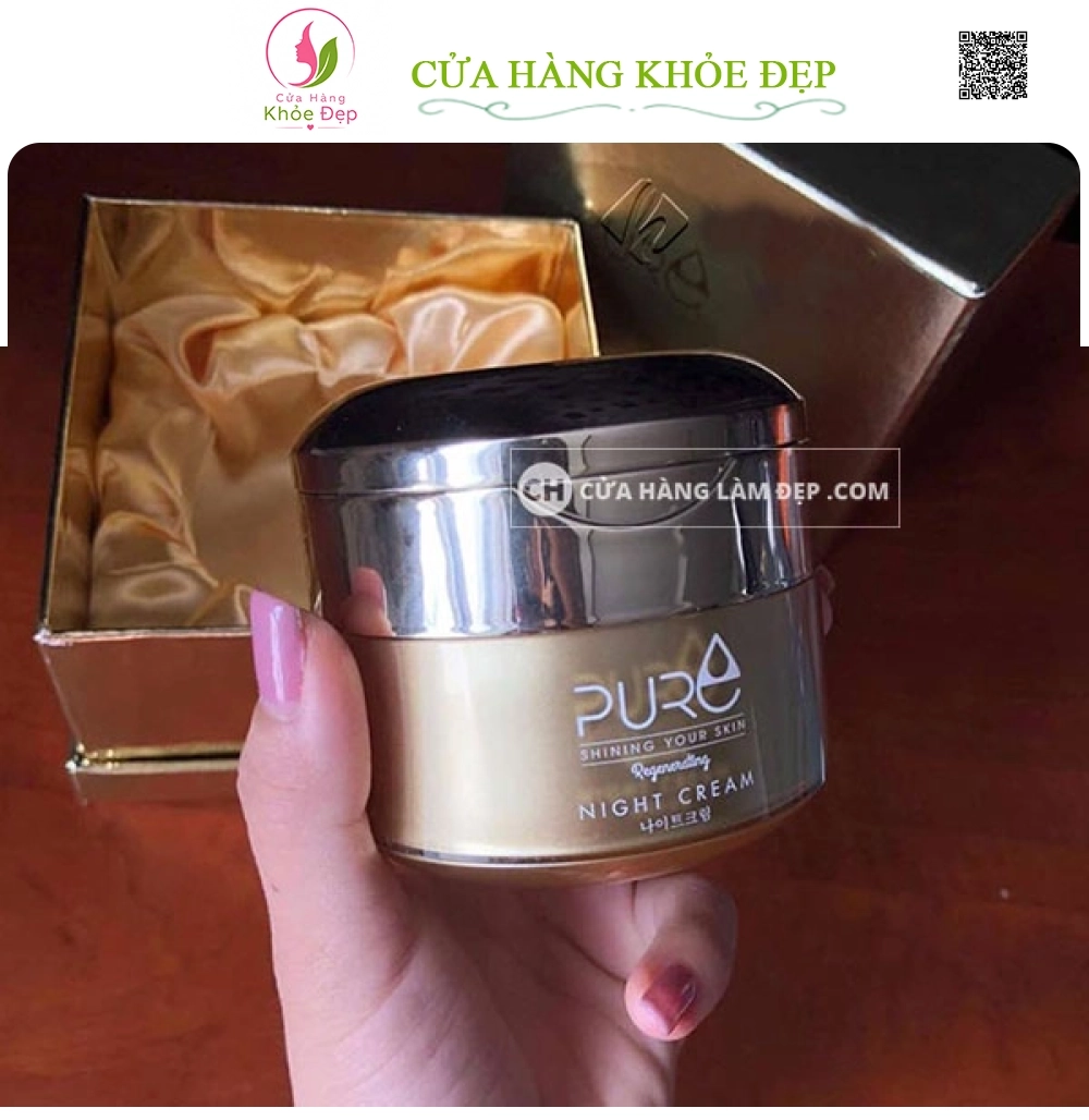 Kem Mộc Qua Dưỡng Trắng Da Ban Đêm Pure Shining Your Skin Regenerating Night Cream