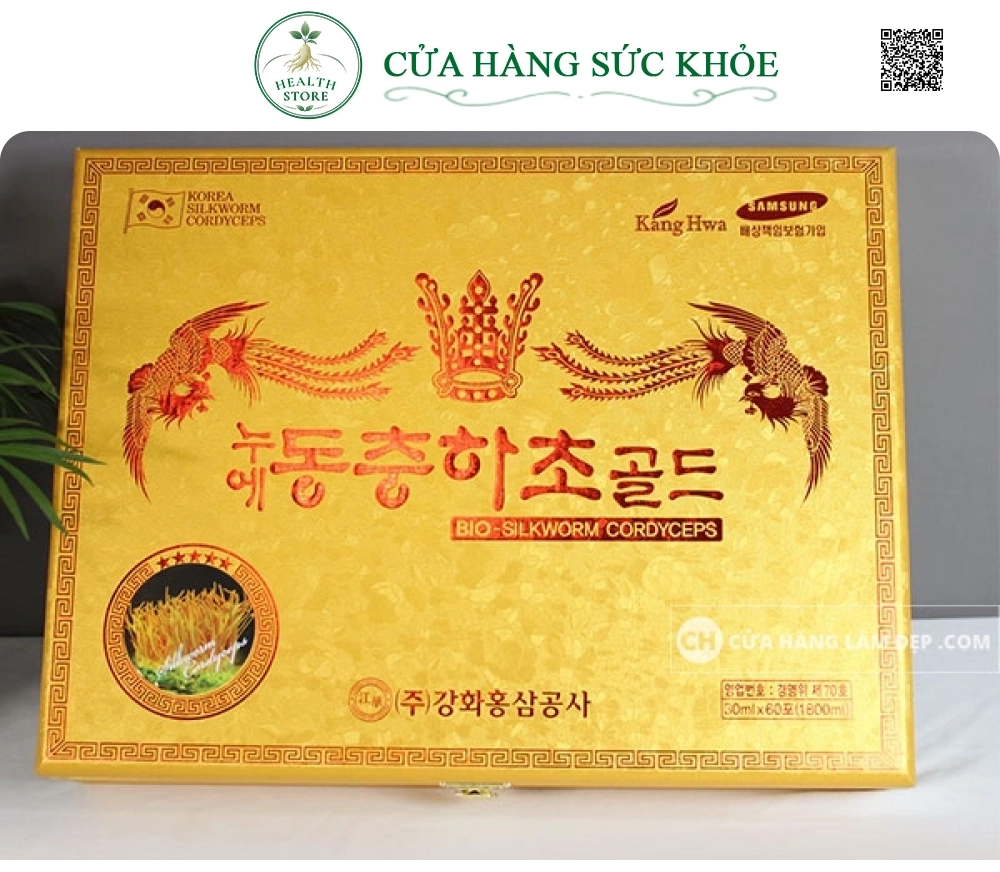 Nước Đông Trùng Hạ Thảo Kanghwa Bio-Silkworm Cordyceps
