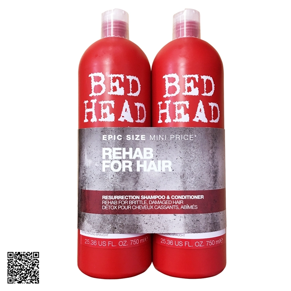 Bộ Dầu Gội Xả Phục Hồi Hư Tổn Số 3 Tigi Bed Head