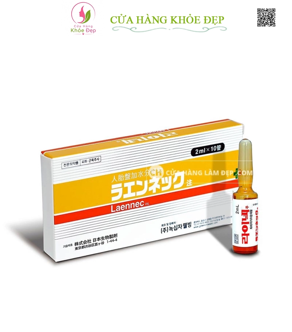 Tinh Chất Tế Bào Nhau Thai Placenta Laennec Hộp 10 Ống