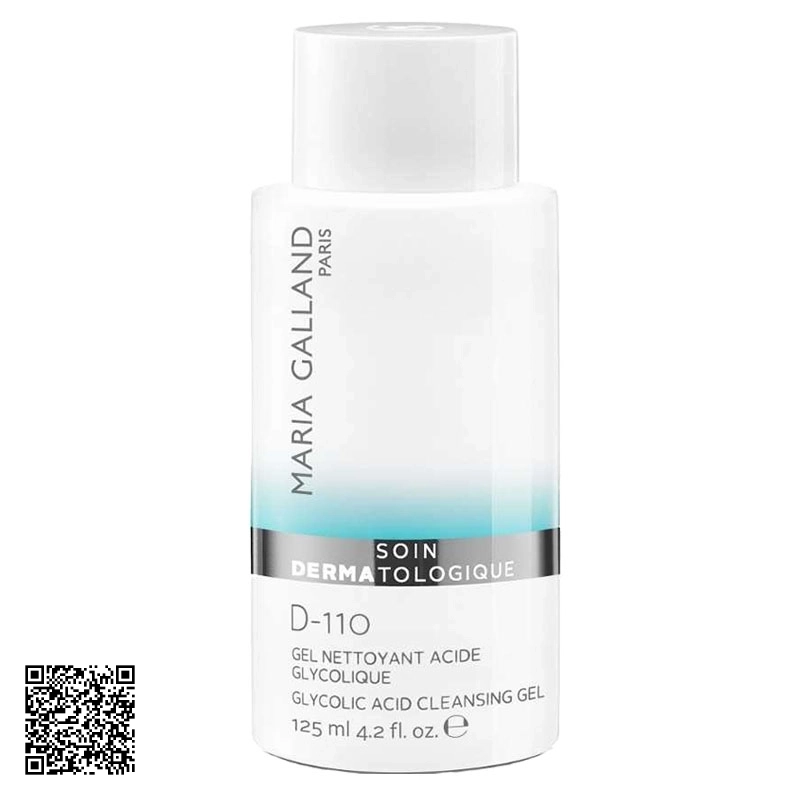Gel Rửa Mặt, Trắng Da Maria Galland D-110 Glycolic Acid Cleansing Gel