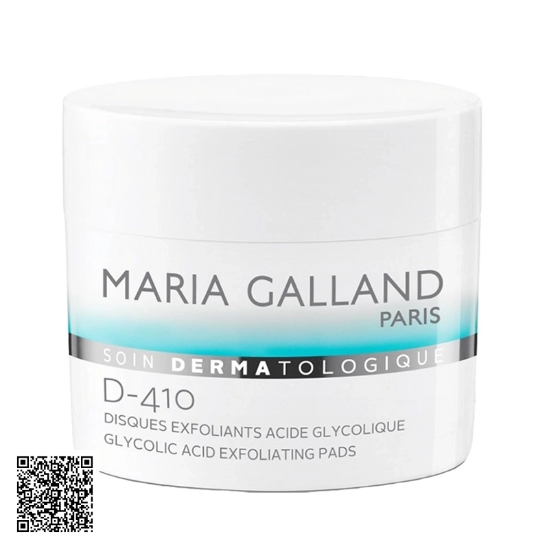 Cotton Cân Bằng Và Tẩy Da Chết Maria Galland D-410 Glycolic Acid Exfoliating Pads