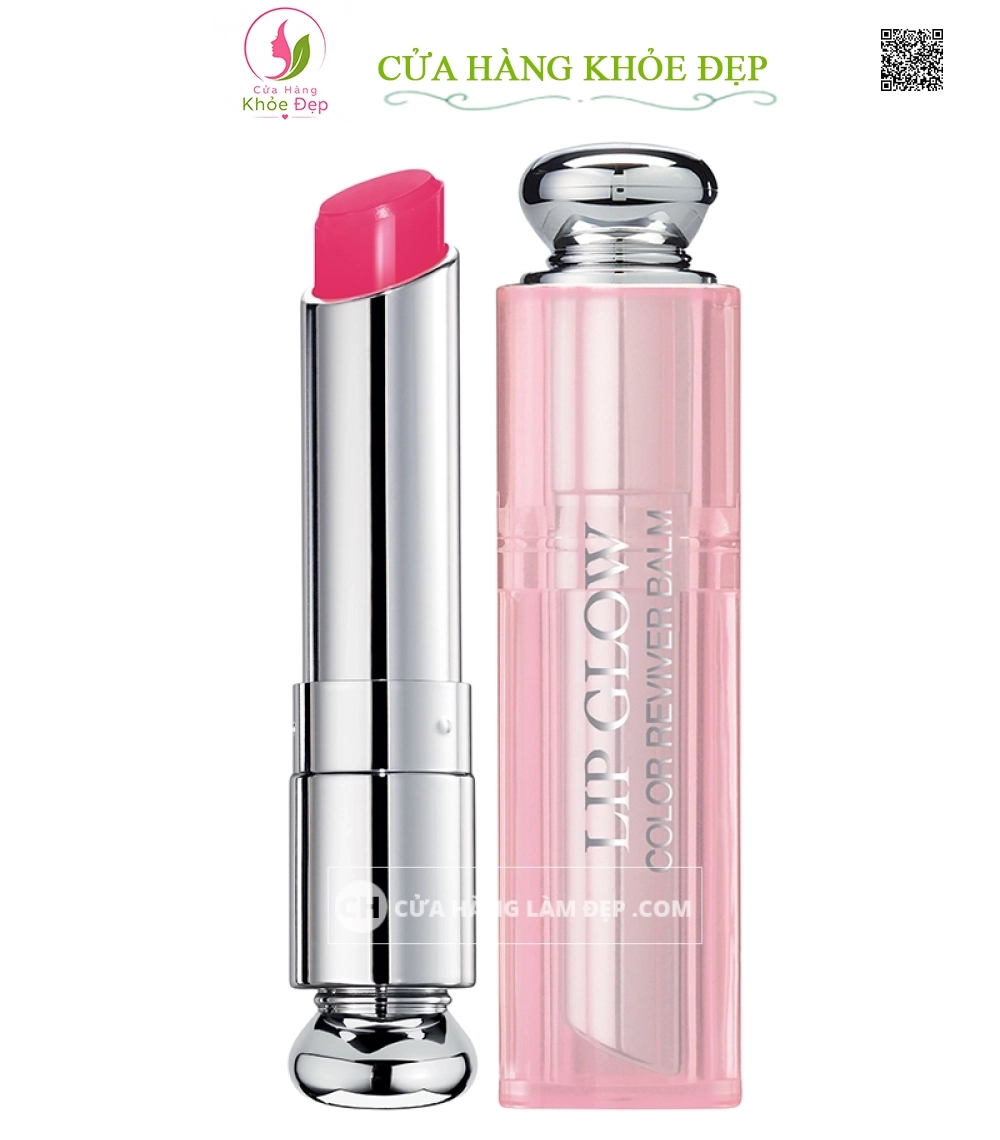 Son Dưỡng Dior Addict Lip Glow 007 Raspberry Màu Hồng Tím
