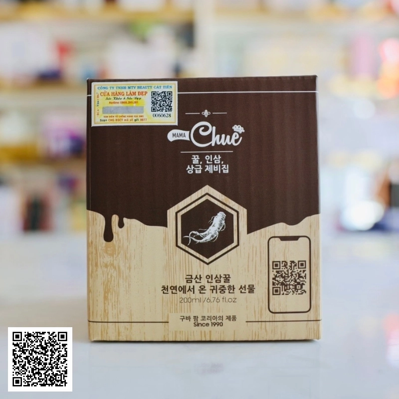 Sâm Mật Ong Nhụy Hoa Nghệ Tây Saffron Mama Chuê Hàn Quốc 200ml