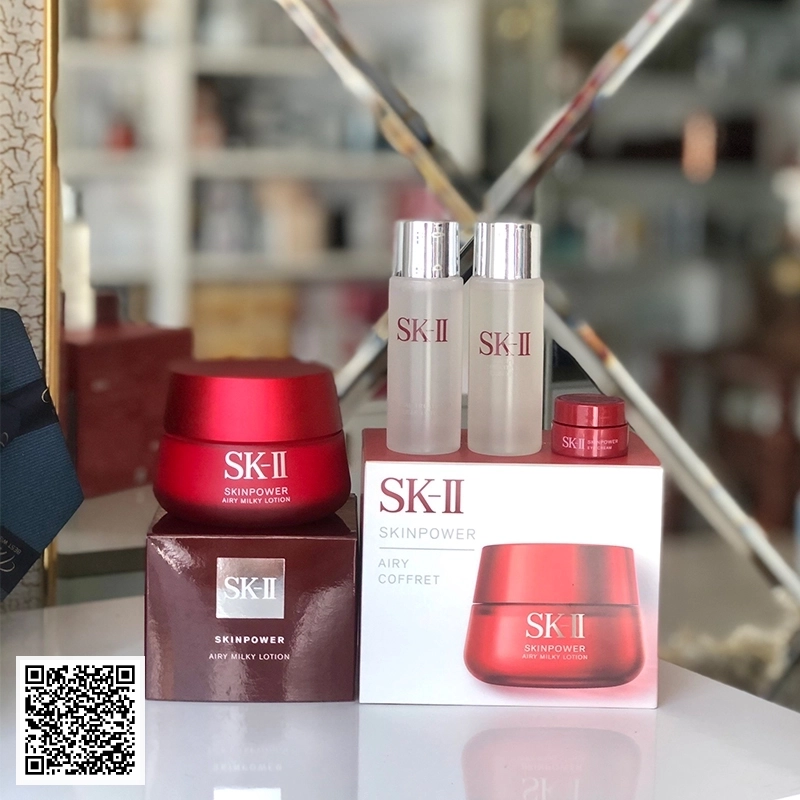 Bộ Sản Phẩm SK-II 4 Món Dưỡng Da RNA Skin Power Airy Milky Lotion