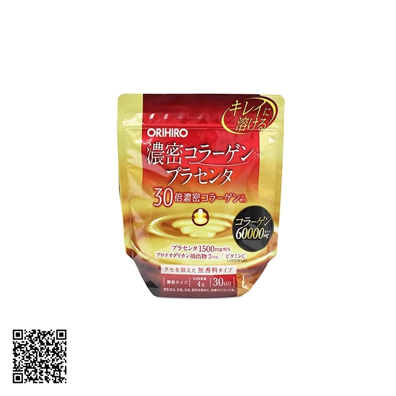 Bột Collagen Nhau Thai Heo Orihiro 60000mg 120g