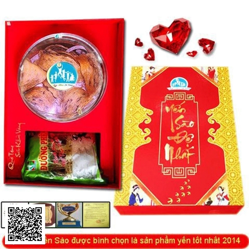 Tổ Yến Sào Đệ Nhất Hồng Tinh Chế 100g
