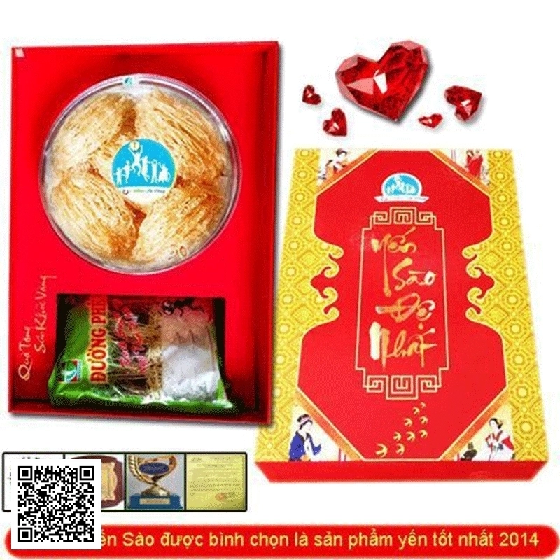 Tổ Yến Sào Đệ Nhất Hồng Tinh Chế Cao Cấp 100g