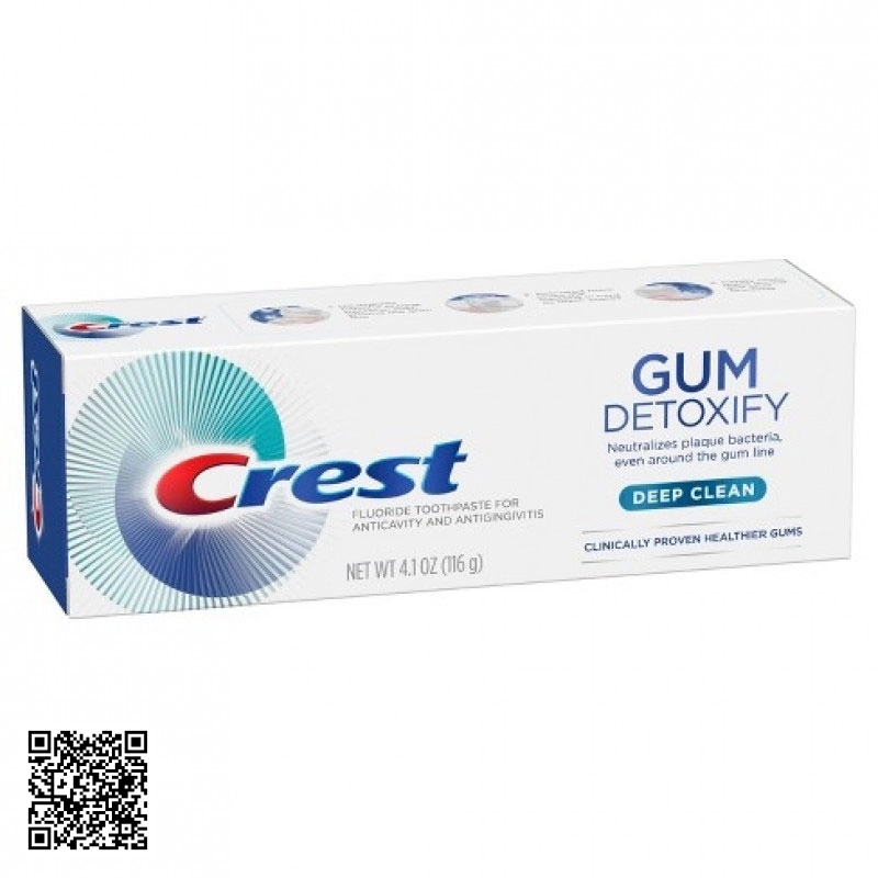 Kem Đánh Răng Crest Gum Detoxify 116g
