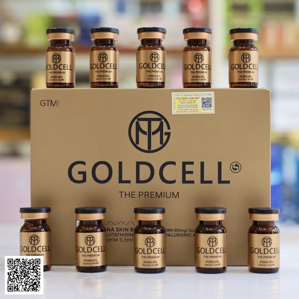 Tinh Chất DNA GOLD CELL GTM Căng Bóng Trẻ Hoá Da Hàn Quốc
