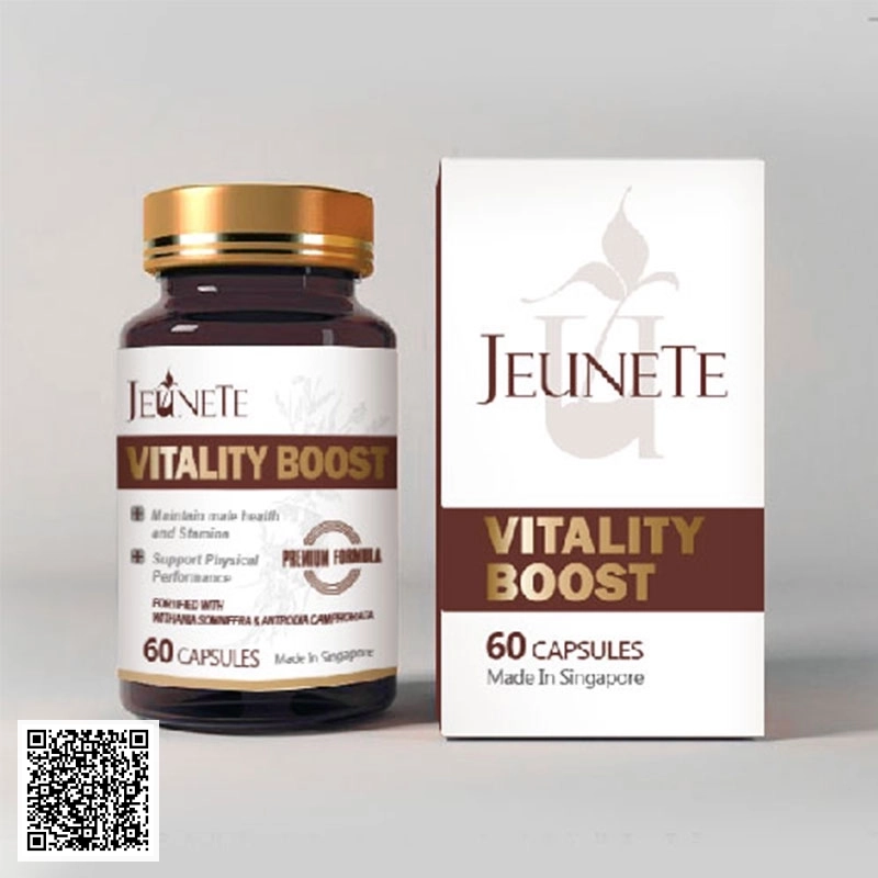 Viên Uống Tăng Cường Sinh Lực Và Thể Chất Jeunete Vitality Boost Singapore 60 Viên
