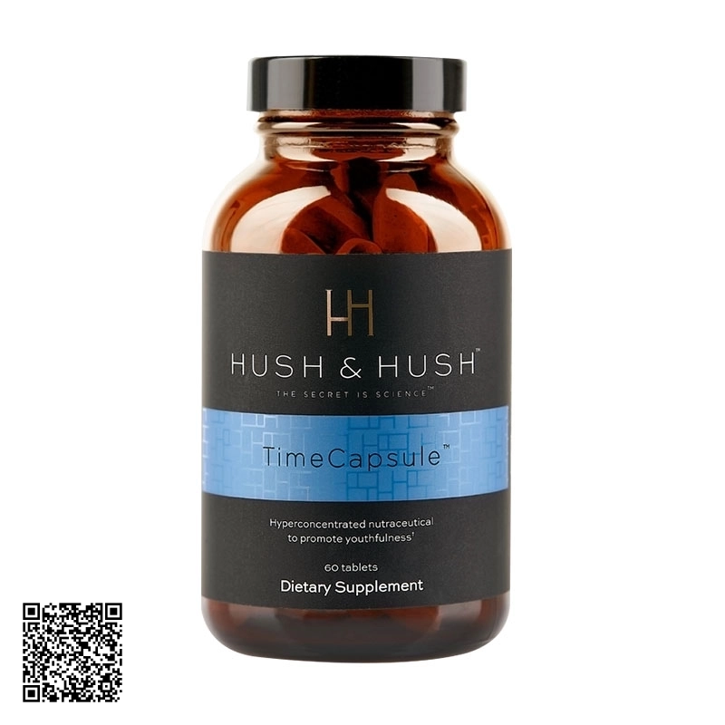 Viên Uống Mờ Nám, Trẻ Hóa Da Hush & Hush Time Capsule Mỹ 60 Viên