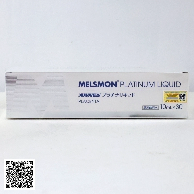 Nước Uống Melsmon Platinum Liquid Placenta Nhau Thai Ngựa Từ Nhật Bản 10ml x 30 Ống