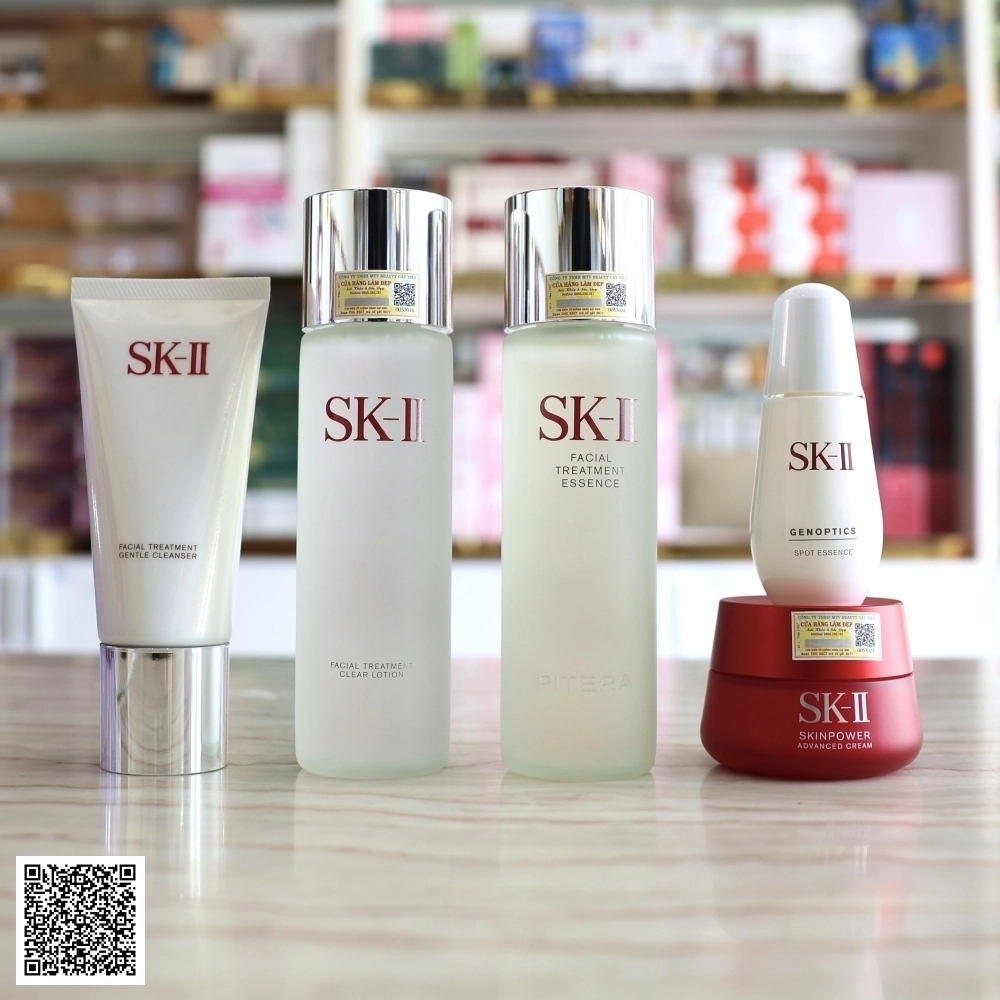 Trọn Bộ Mỹ Phẩm Dưỡng Da SK-II Dưỡng Trắng Da Chống Lão Hóa Da Nâng Cơ Của Nhật Bản 5 Sản Phẩm