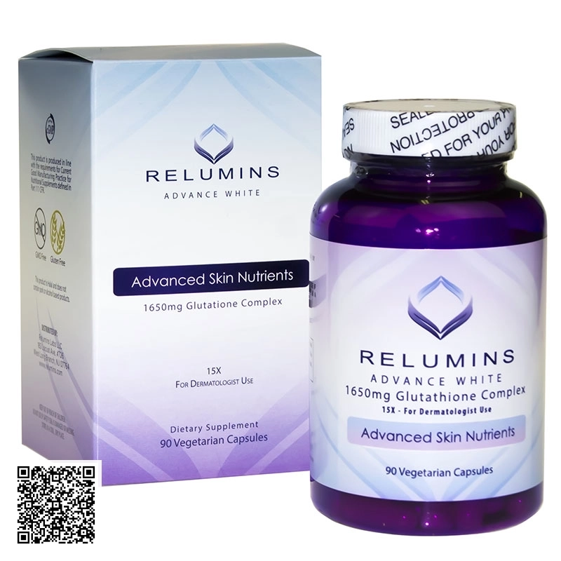 Viên Uống Relumins Advance White Glutathione Complex Trắng Da Mỹ 90 Viên