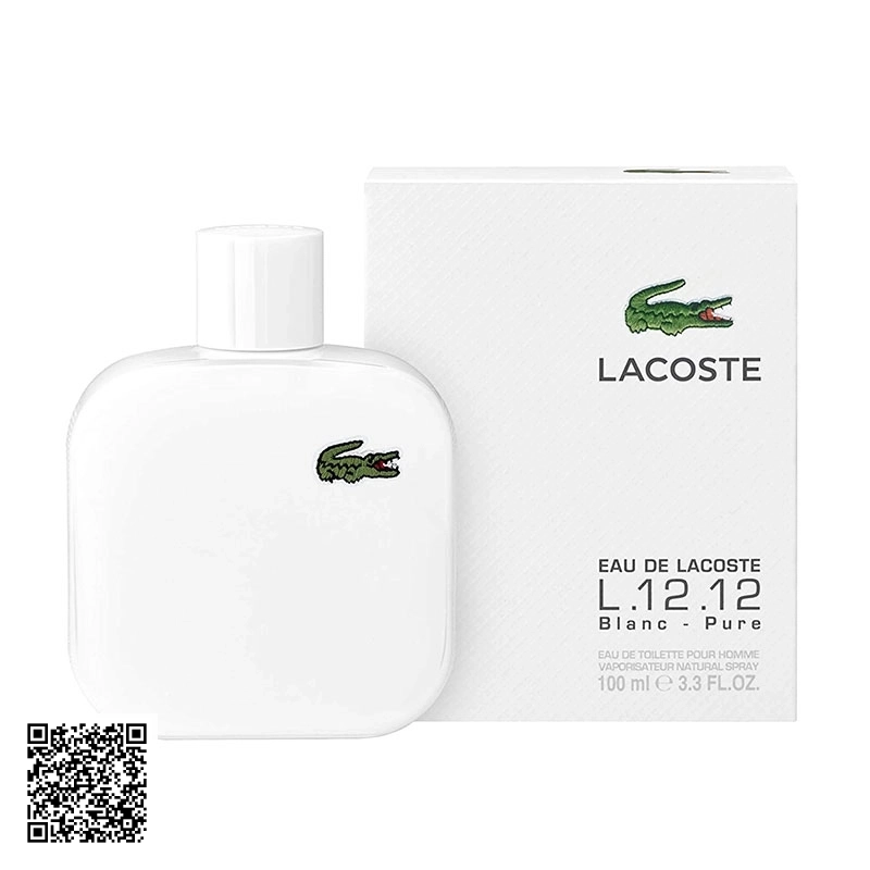 Nước Hoa Nam Lacoste L.12.12 White Blanc EDT 100ml Pháp