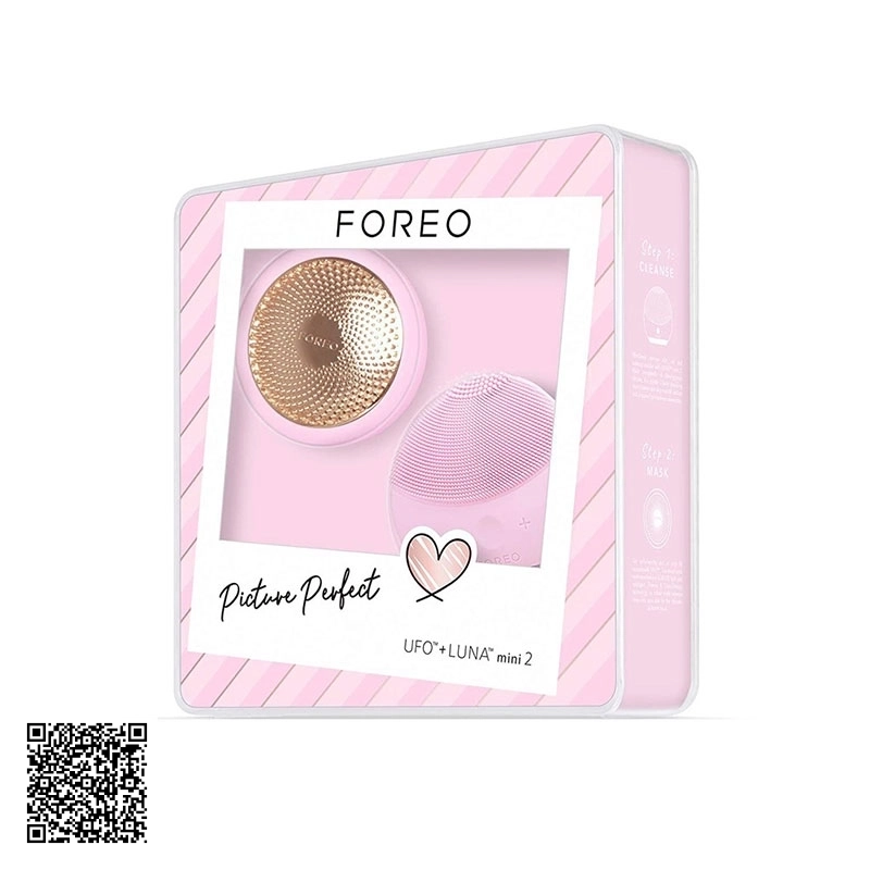 Heracles Máy Rửa Mặt Foreo LUNA Mini 2 + Máy Đắp Mặt Nạ Foreo UFO 2 Thụy Sỹ