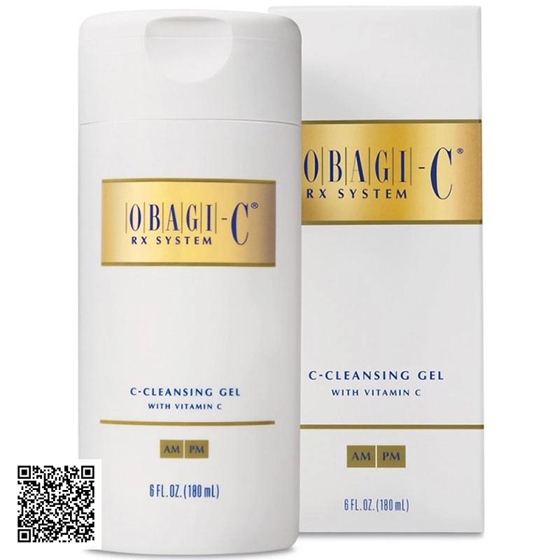 Sữa Rửa Mặt C Rx Cleansing Gel Obagi Sáng Da 177ml Mỹ