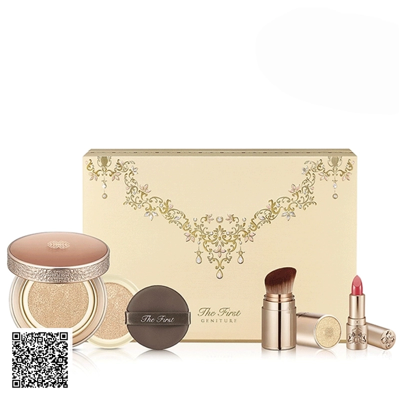 Bộ Trang Điểm The First Geniture Ampoule Cover Cushion Special Ohui Chăm Sóc Da Hàn Quốc