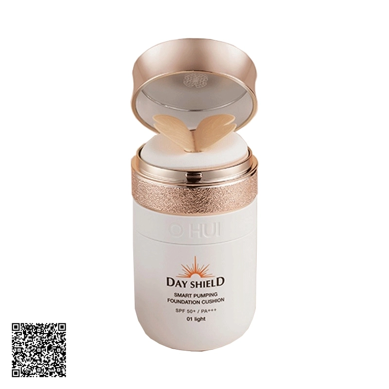 Phấn Nước Day Shield Smart Pumping Foundation Cushion SPF 50+/ PA+++ Ohui Chống Nắng Trang Điểm Hàn Quốc