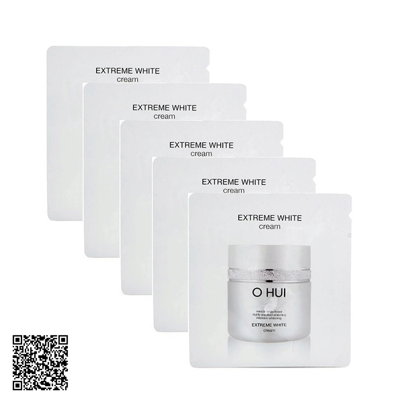 Kem Extreme White Cream Ohui Dưỡng Trắng Da 1ml 30 Gói Hàn Quốc