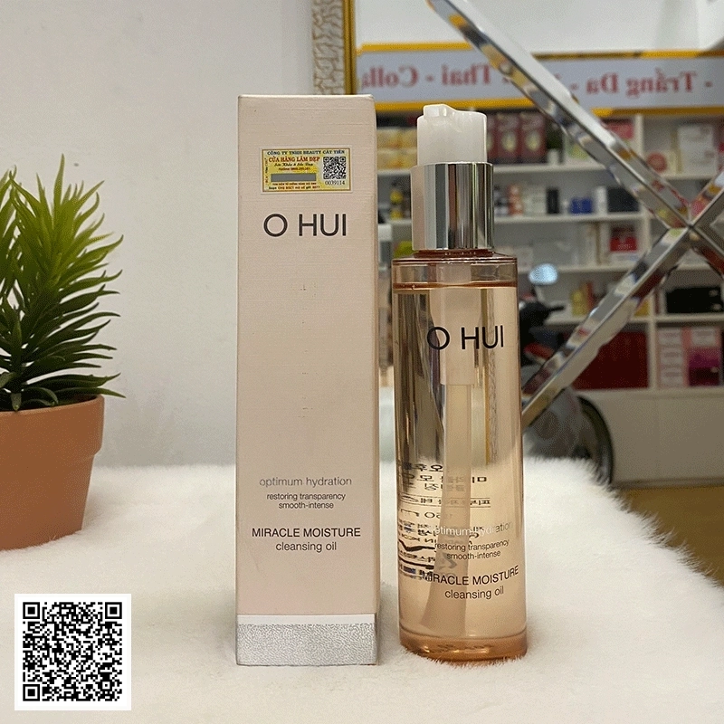 Dầu Tẩy Trang Miracle Moisture Cleansing Oil Ohui Hàn Quốc 150ml