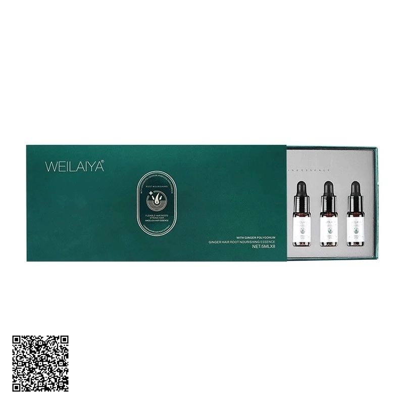 Serum Weilaiya Ginger Hair Root Nourishing Essence Kích Mọc Và Làm Dày Tóc Từ Trung Quốc 5ml x 8 Lọ