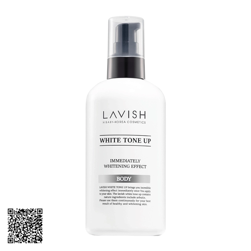 Kem Dưỡng Trắng White Tone Up Body Lavish H Baby Ban Đêm Cho Body Hàn Quốc 250ml