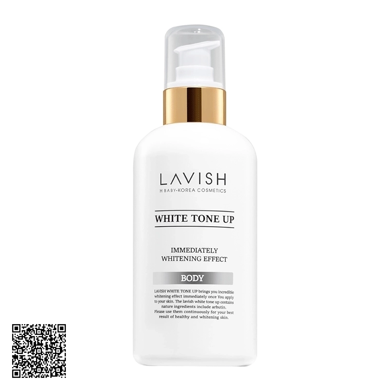 Kem Dưỡng Trắng White Tone Up Body Lavish H Baby Ban Ngày Cho Body Hàn Quốc 250ml