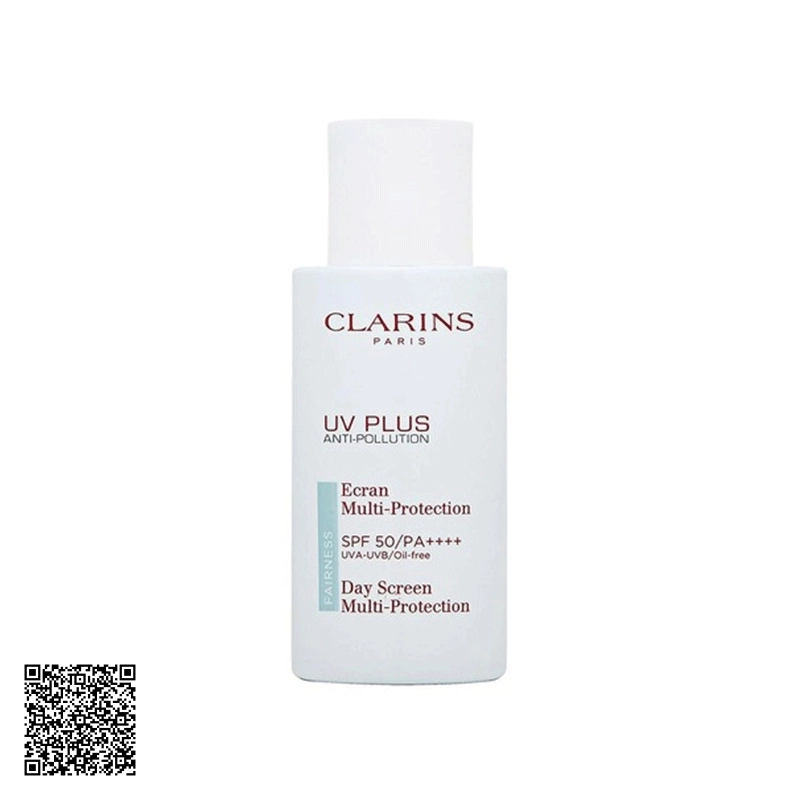 Kem Chống Nắng Fairness Clarins UV Plus Anti-Pollution SPF50/PA++++ Cho Da Mụn Và Nhạy Cảm Pháp 50ml