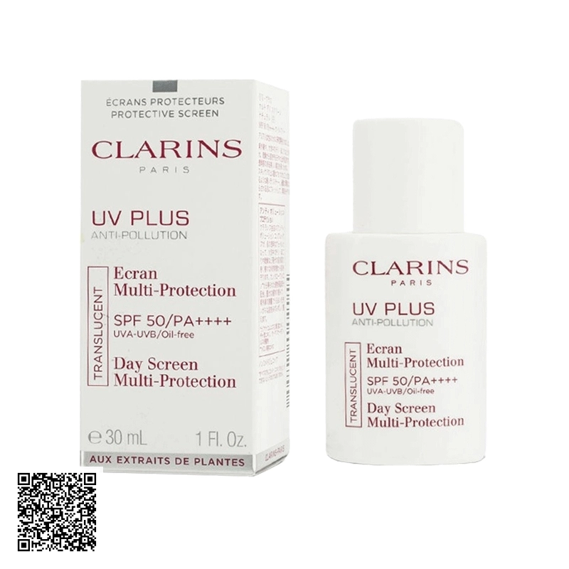 Kem Chống Nắng Translucent Clarins UV Plus Anti-Pollution SPF50/PA++++ Pháp 30ml