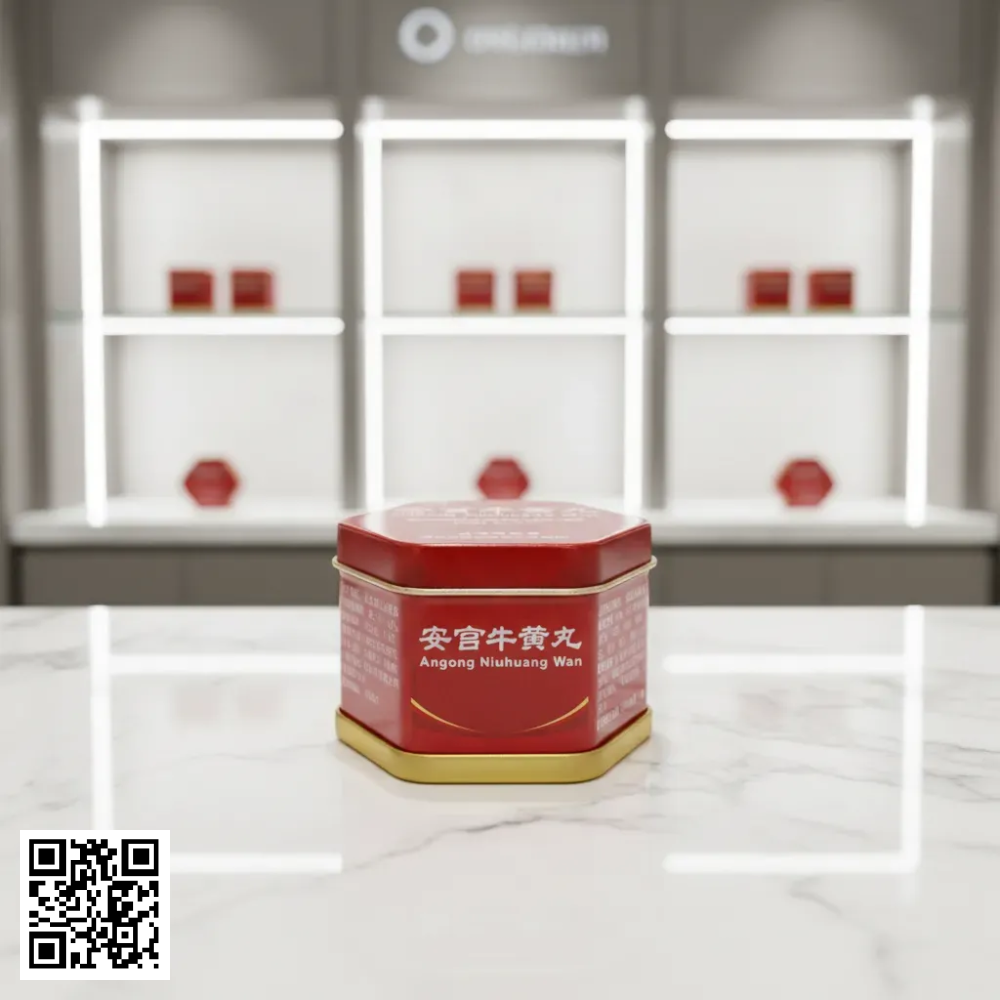 An Cung Ngưu Hoàng Hoàn Đồng Nhân Đường Hộp Thiếc Đỏ Cao Cấp 1 Viên