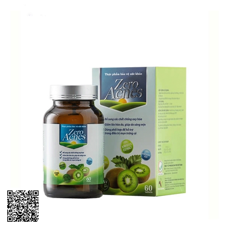 Viên Uống Hoa Quả Zero Acnes Truenatural Bảo Vệ Sức Khỏe 60 Viên