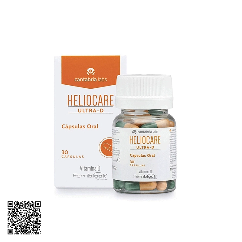 Viên Uống Chống Nắng Ultra-D Heliocare Của Tây Ban Nha 30 Viên