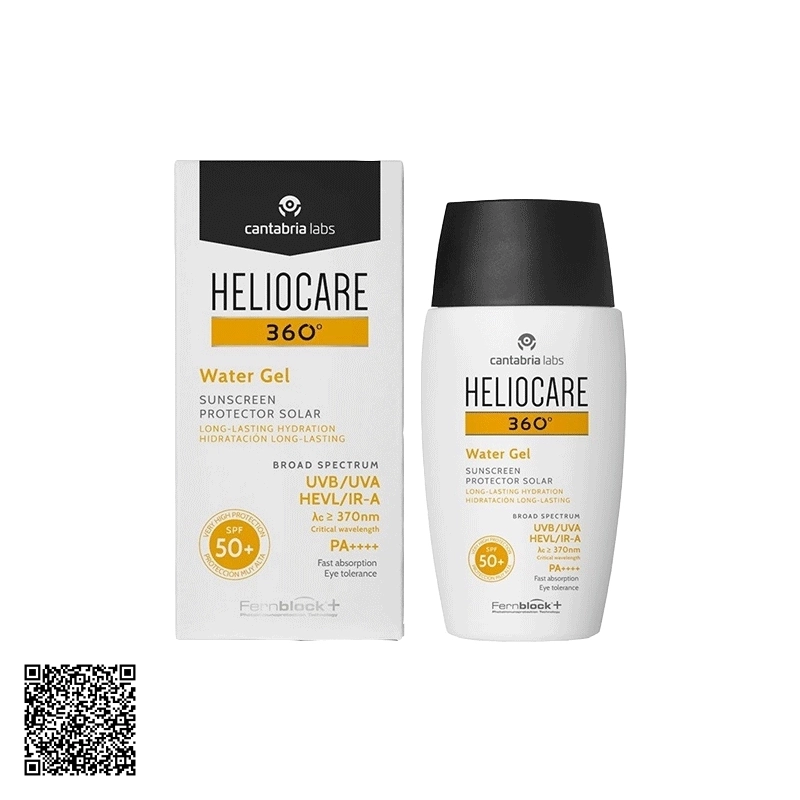 Kem Chống Nắng Dạng Gel Không Dầu 360 Water Gel SPF 50 PA++++ Heliocare Của Tây Ban Nha 50ml