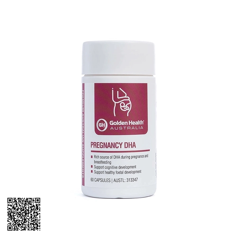 Viên Uống Pregnancy DHA Golden Health Bổ Sung DHA Cho Mẹ Bầu Của Úc 60 Viên