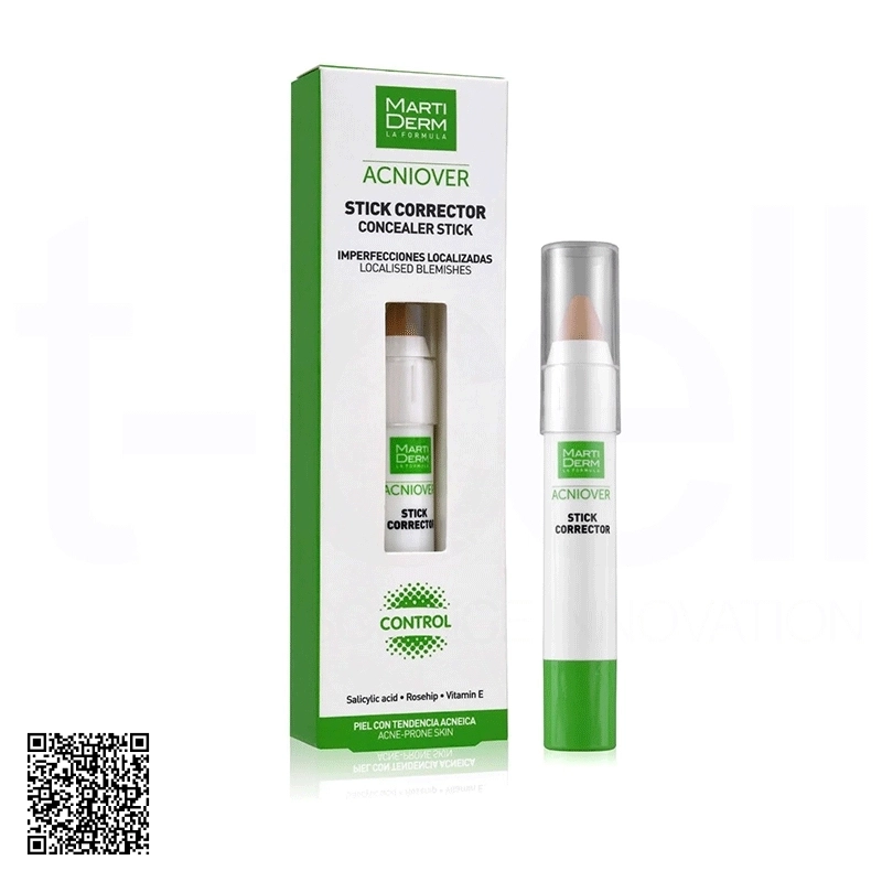 Kem Che Khuyết Điểm & Giảm Mụn MartiDerm Acniover Cover Stick Corrector Tây Ban Nha 15ml